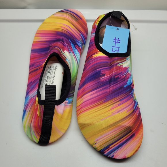 Yalox Shoes - YALOX Water Shoes Women's Outdoor Beach Rainbow Swimming Aqua Socks Size 11